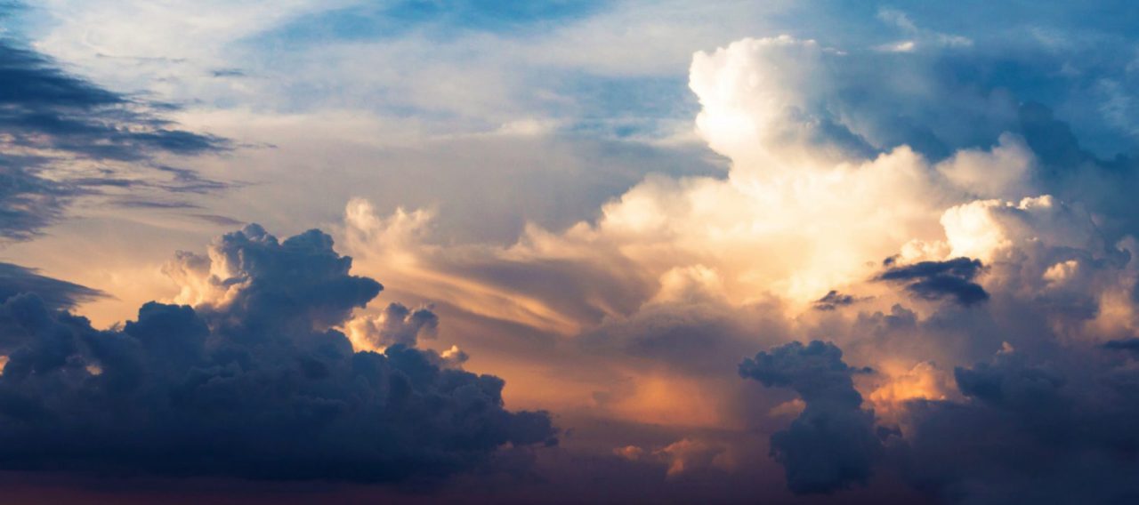 clouds at sunset